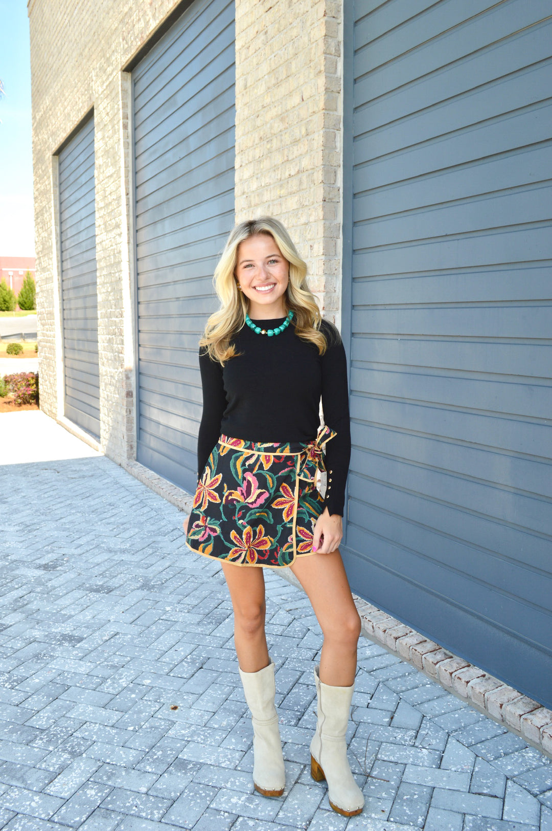 Floral Eclipse Skort