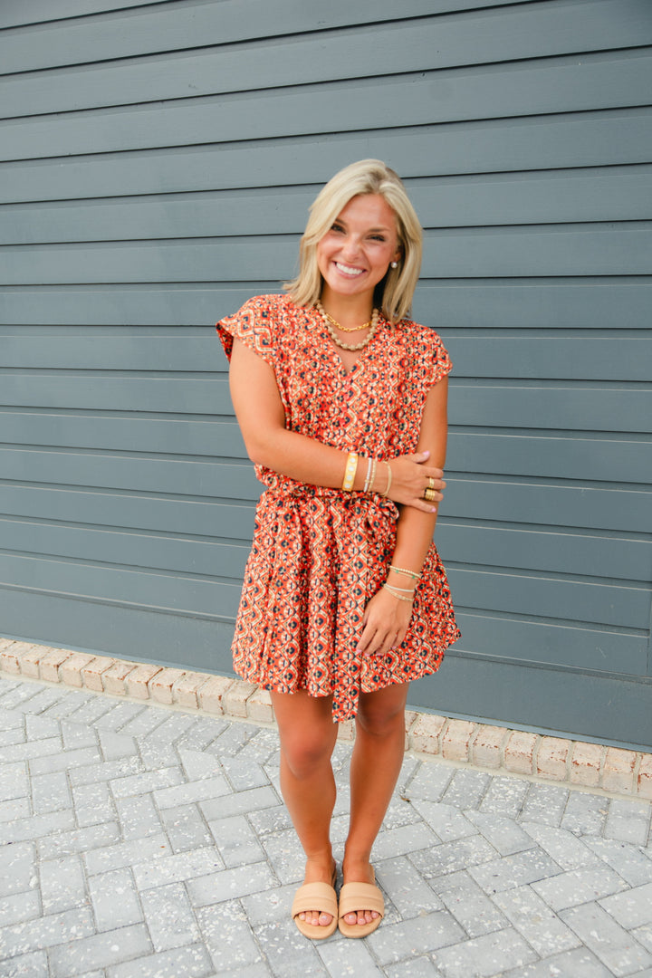 Spiced Pin Tuck Dress