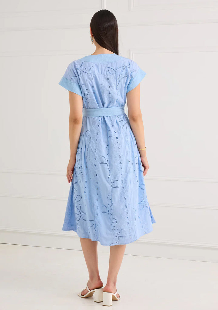 Blue Lily Garden Dress