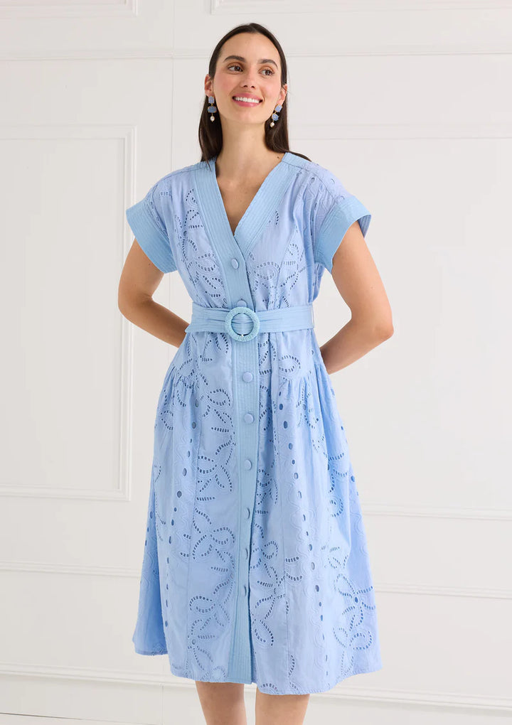 Blue Lily Garden Dress