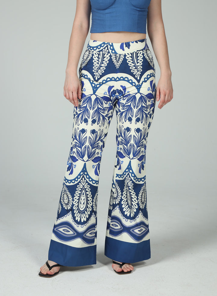Paisley Paradise High Rise Flare Pants