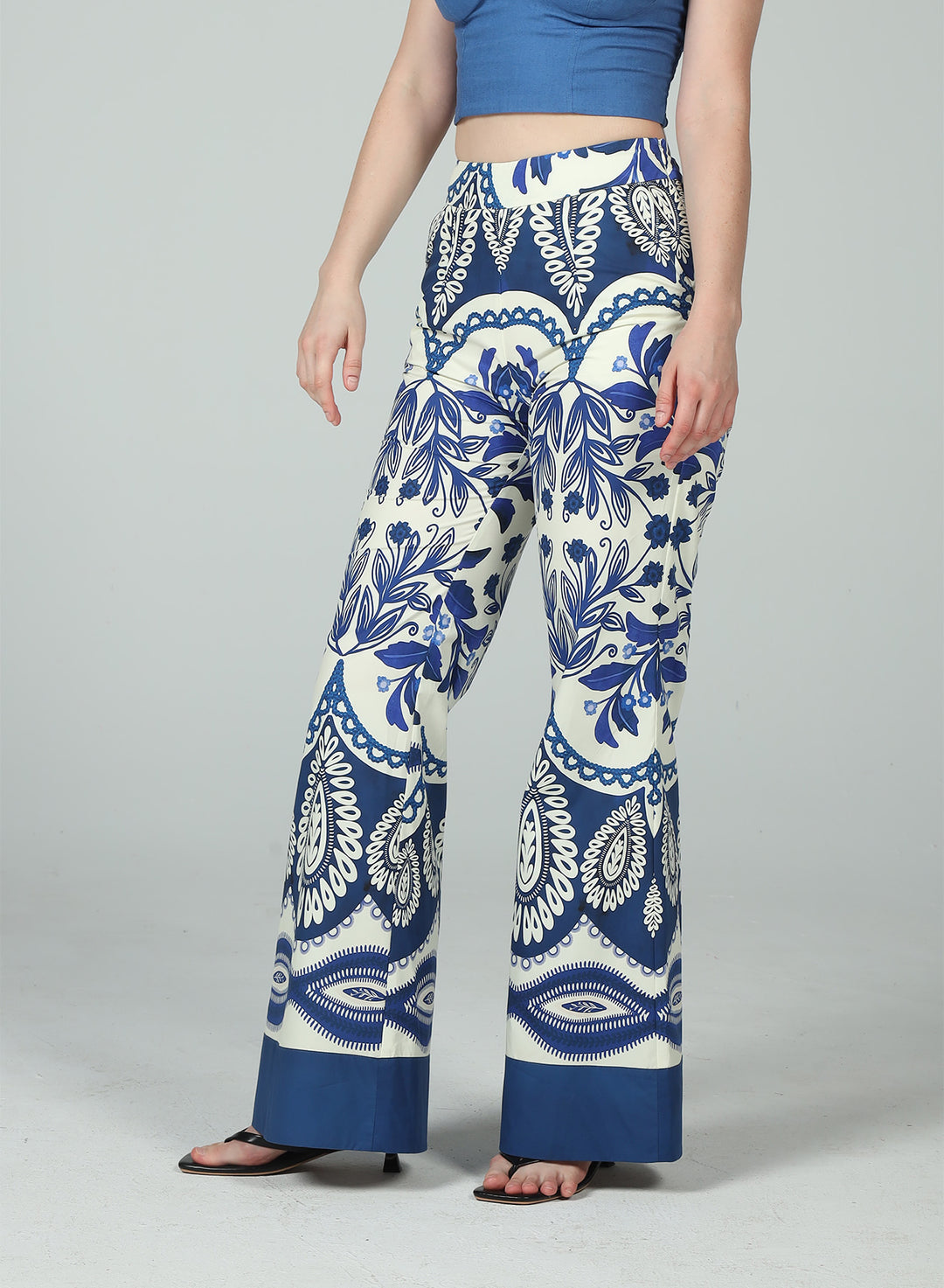 Paisley Paradise High Rise Flare Pants