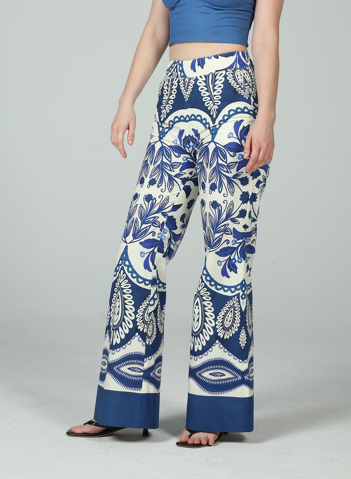 Paisley Paradise High Rise Flare Pants