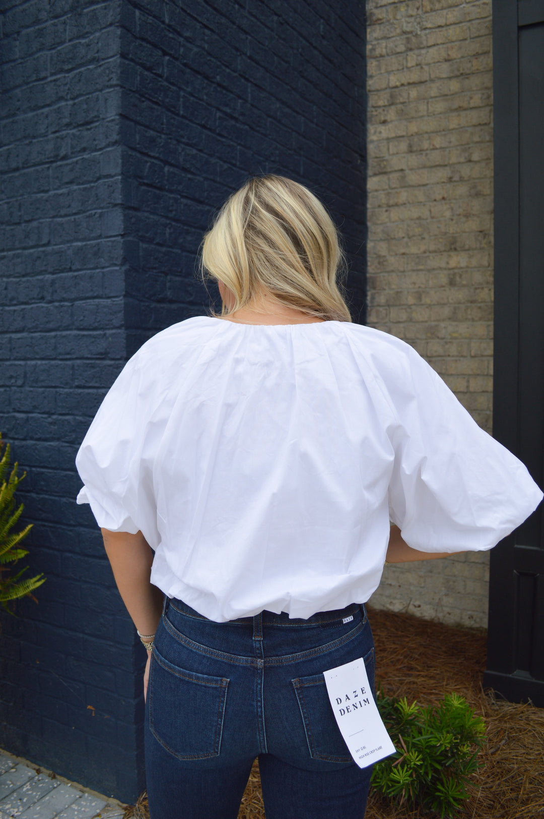The Tatum Bubble Hem Top