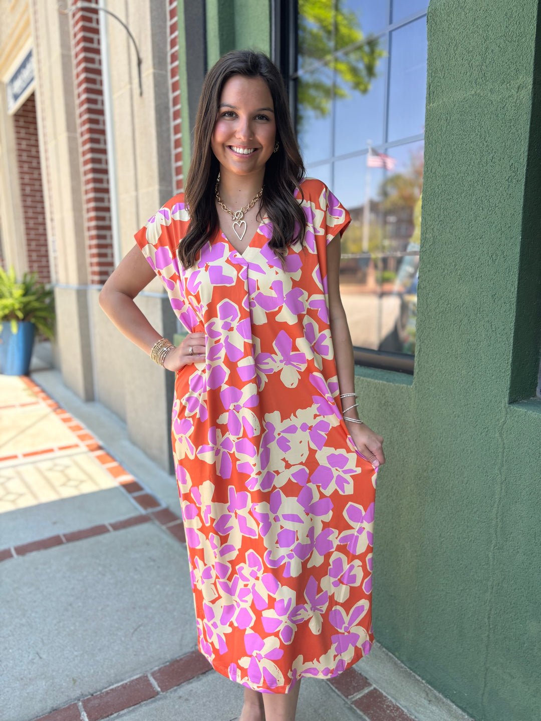 Floral Bloom Shirt Dress