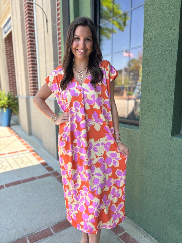 Floral Bloom Shirt Dress