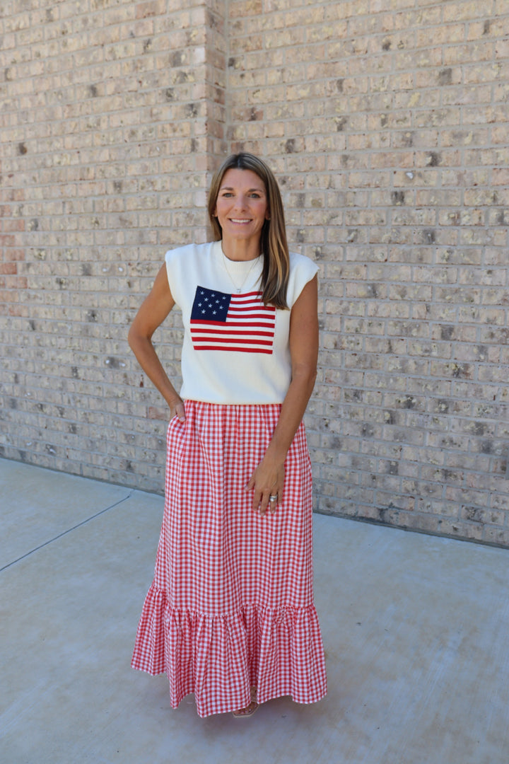 American Flag Dream Top