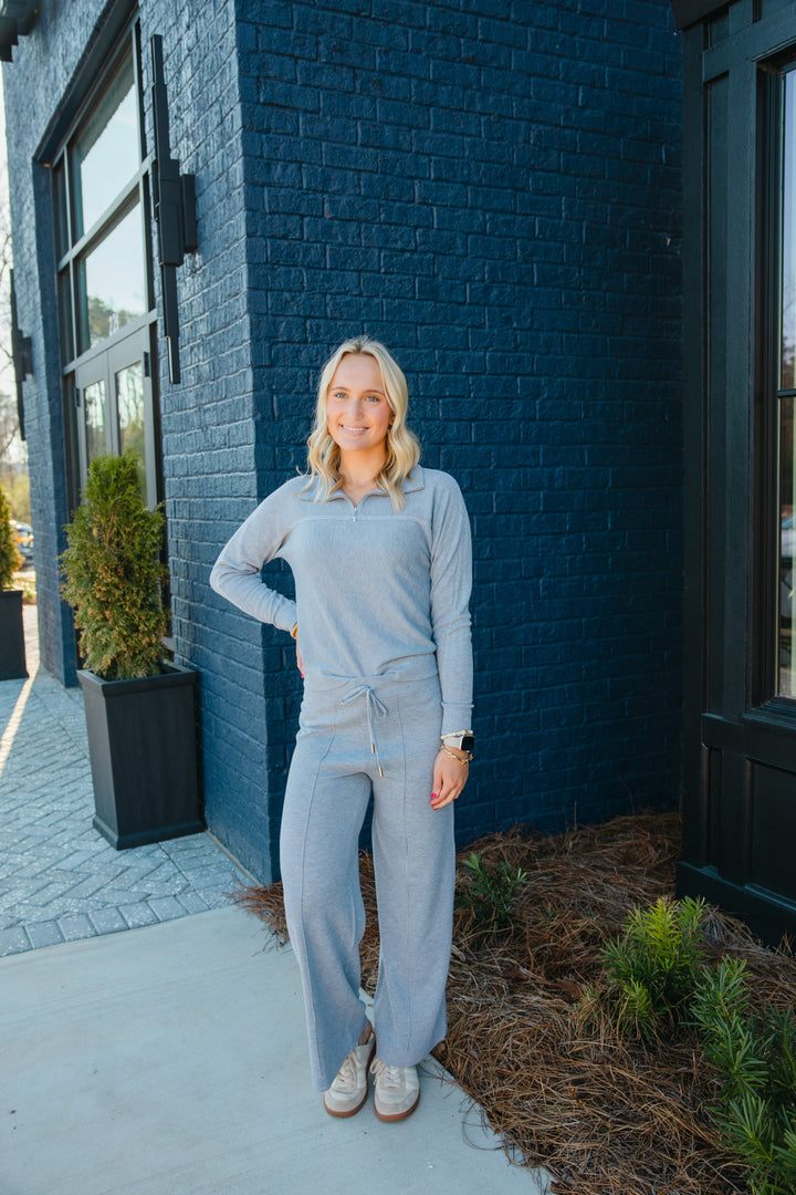 Lysse Grey Knit Pullover