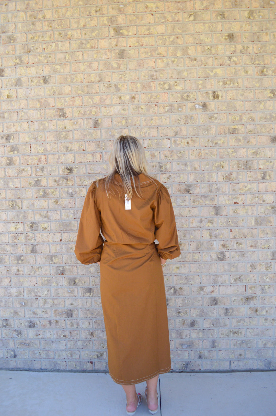 Avery Dress in Cinnamon