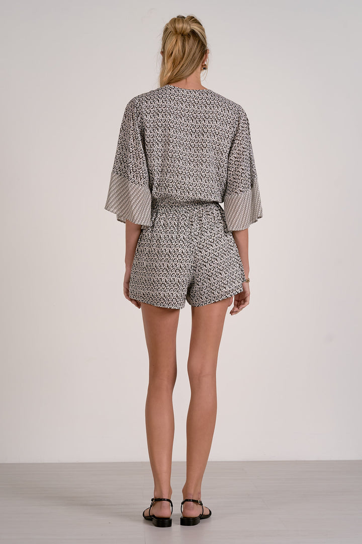 Black Zina Romper
