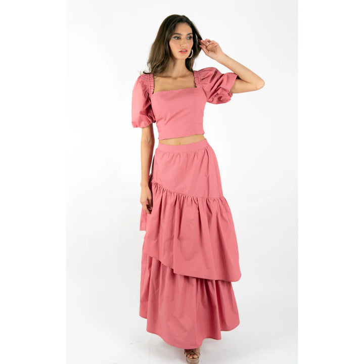 Mauve Poplin Bali Top