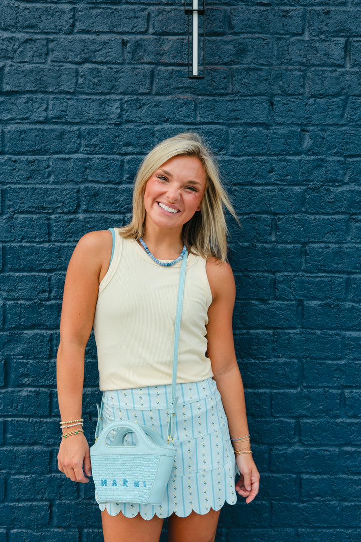 Butter Ribbed Tank