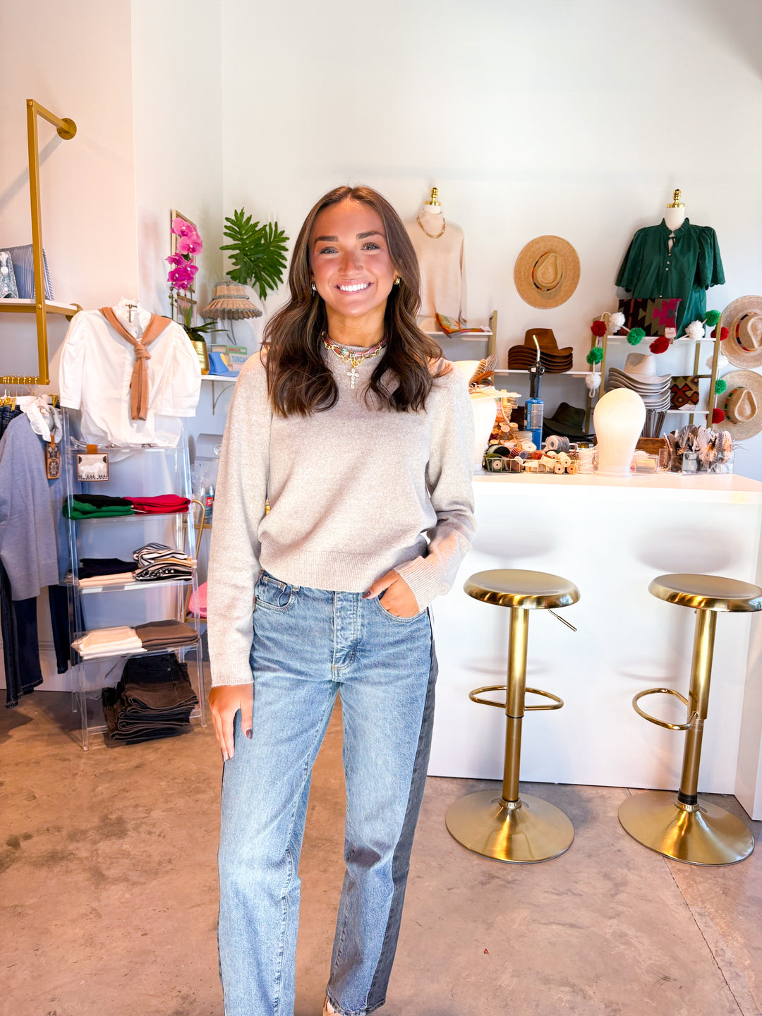 Ellie Knit Crewneck Sweater