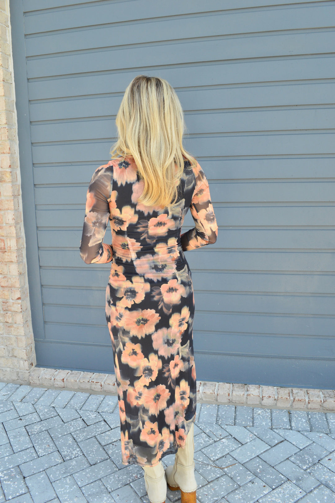 Garden Grit Knit Maxi Dress
