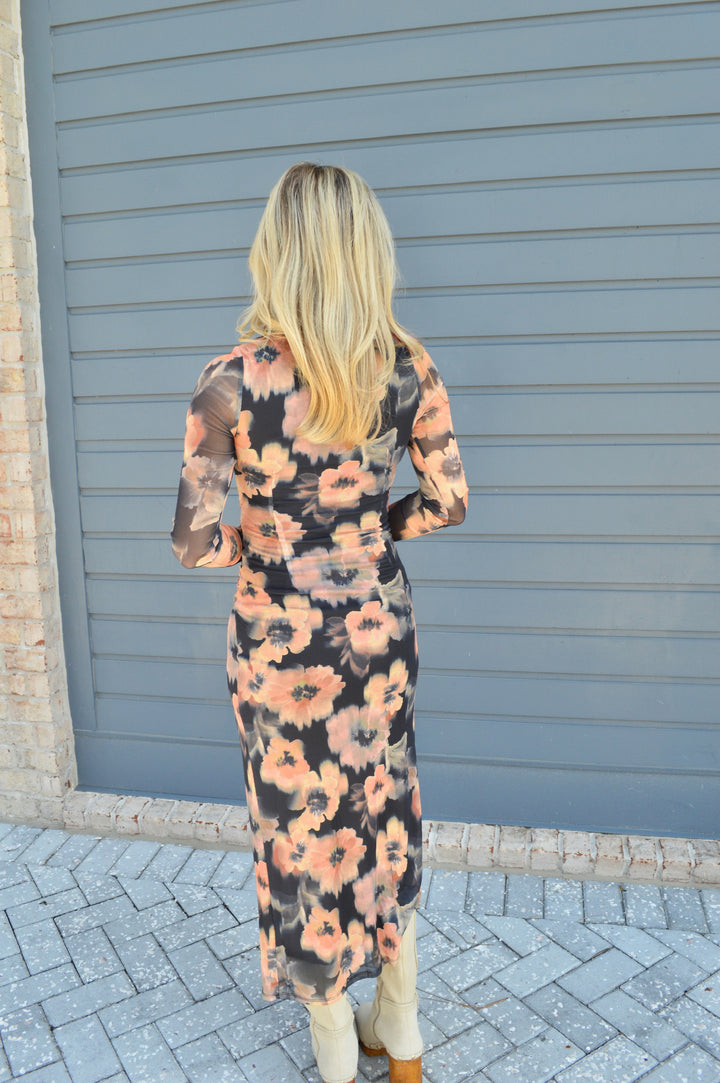 Garden Grit Knit Maxi Dress