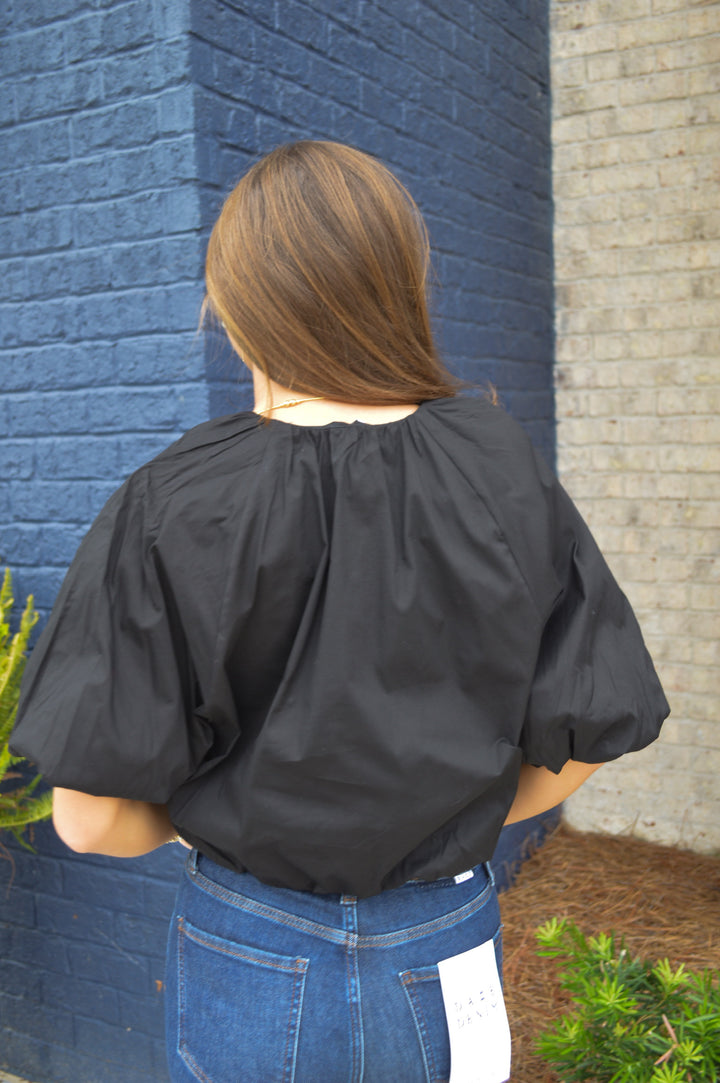 The Tatum Bubble Hem Top