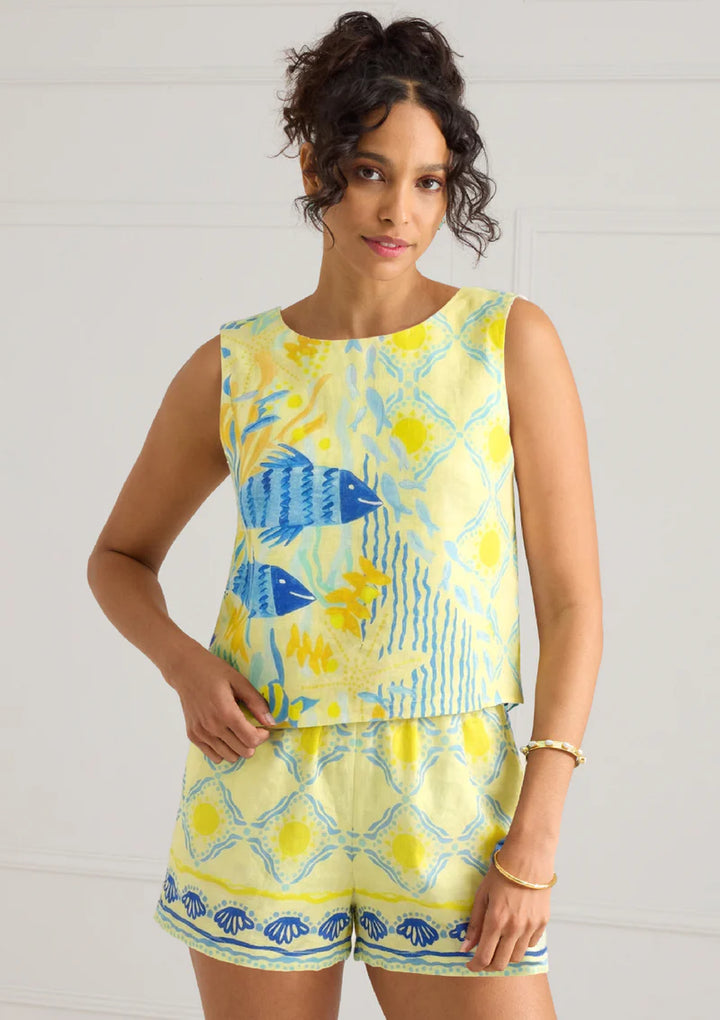 Golden Reef Sleeveless Top