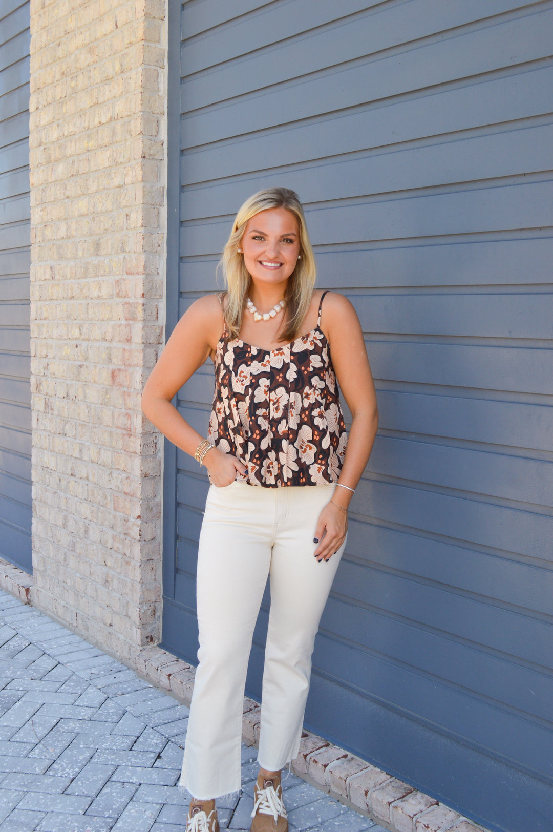 Pleated Petal Tank