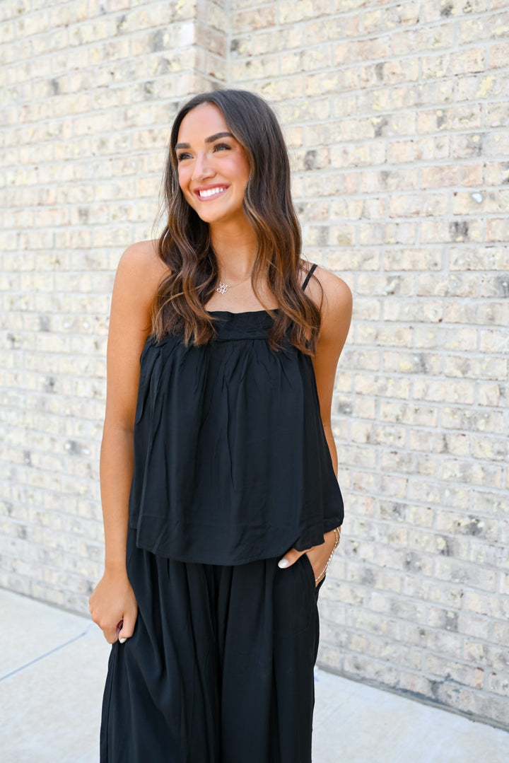 Spaghetti Strap Flowy Tank