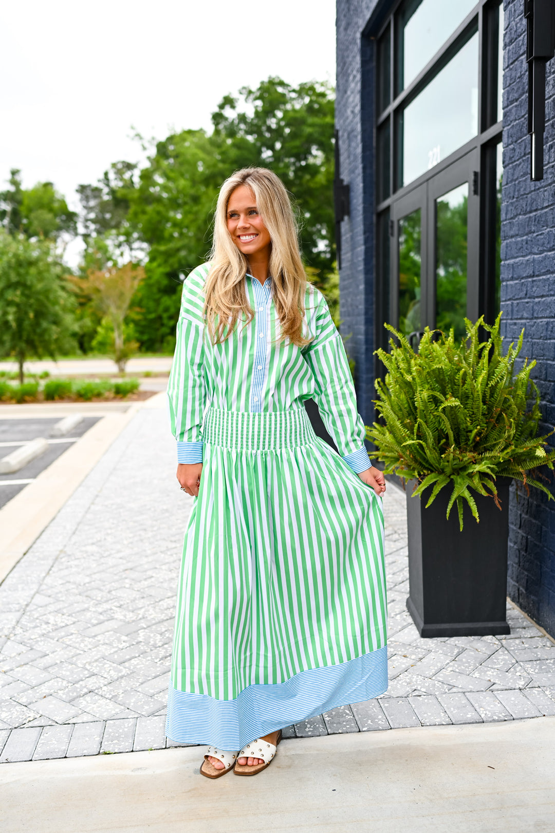 Katherine Top in Green