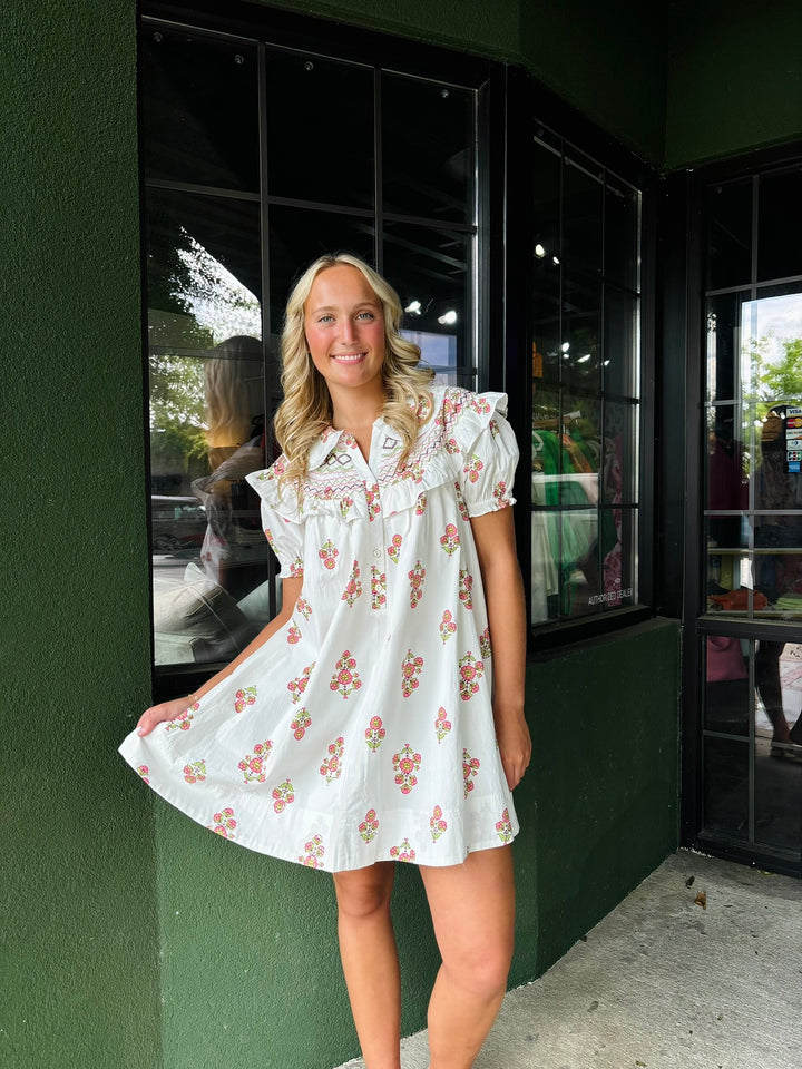 Digital Floral Dress