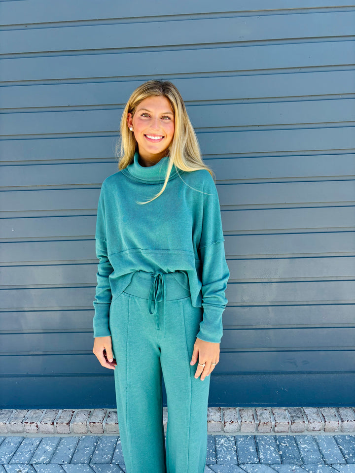 Terry Turtleneck Lounge Set