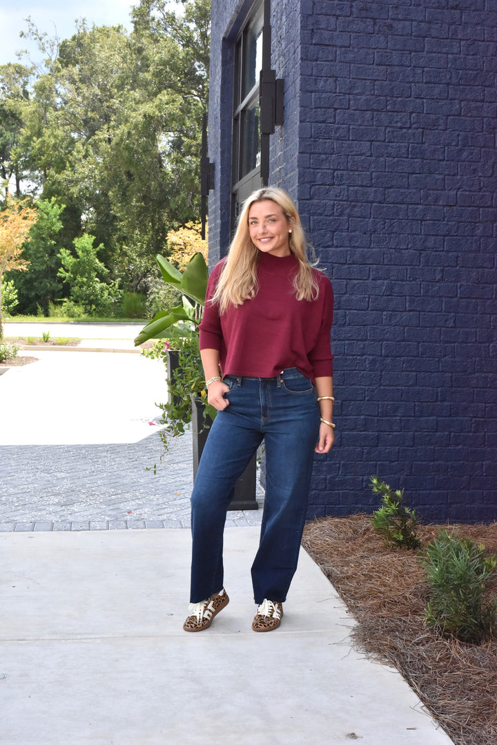 Aja Ortho Solid Top Bordeaux