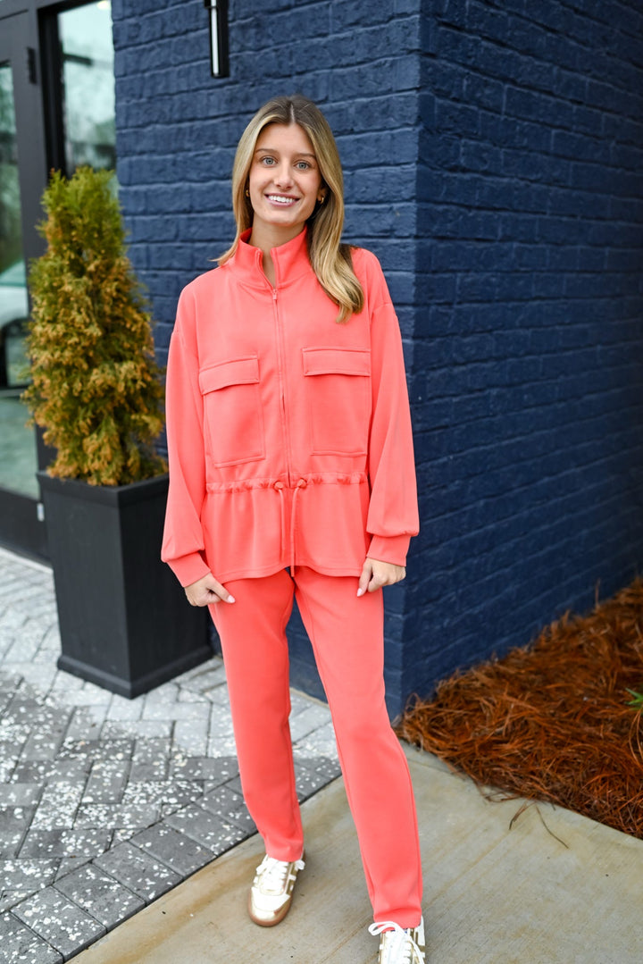 Chili Red Modal Jogger Set