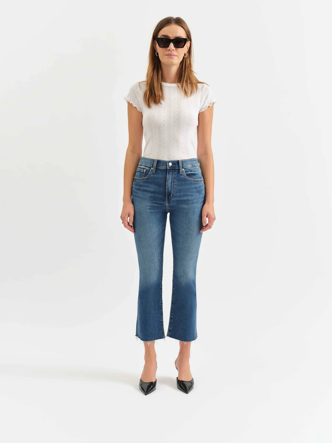 Shy Girl Crop Flare in Influencer