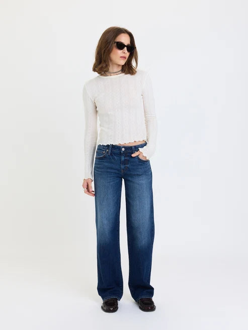 Keeper Low Rise Straight Jeans in Dark Authentic - Daze Denim