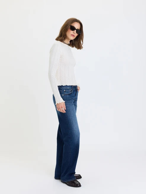 Keeper Low Rise Straight Jeans in Dark Authentic - Daze Denim