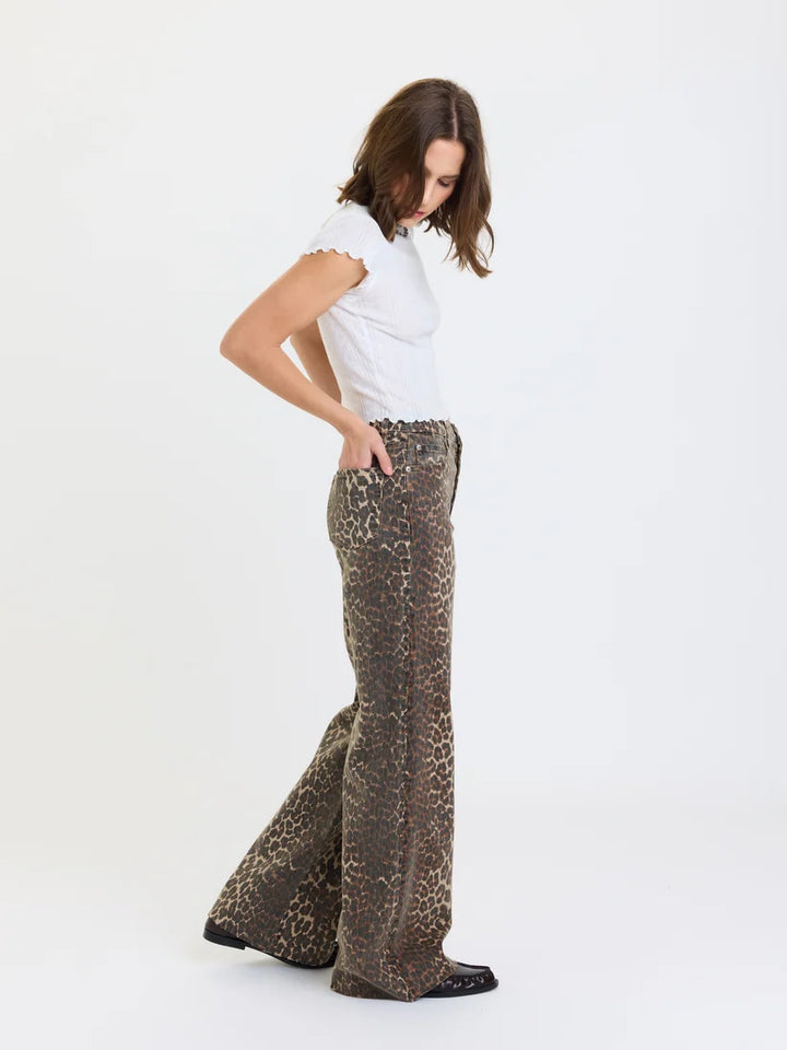Far Out High Rise Wide in Cool Cat - DAZE DENIM