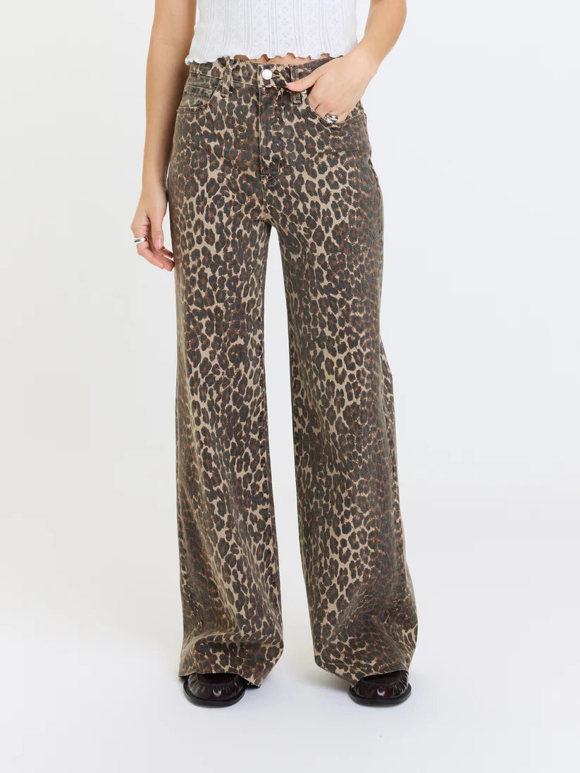 Far Out High Rise Wide in Cool Cat - DAZE DENIM