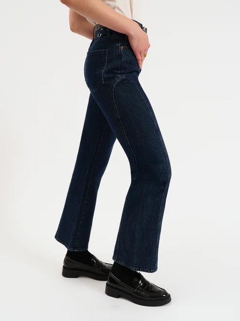 Soho High Rise Ankle Flare in Flip Side - Daze Denim
