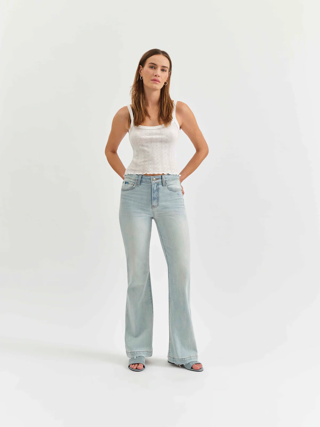 The Heart Breaker Mid Rise Flare in Swoon Vintage