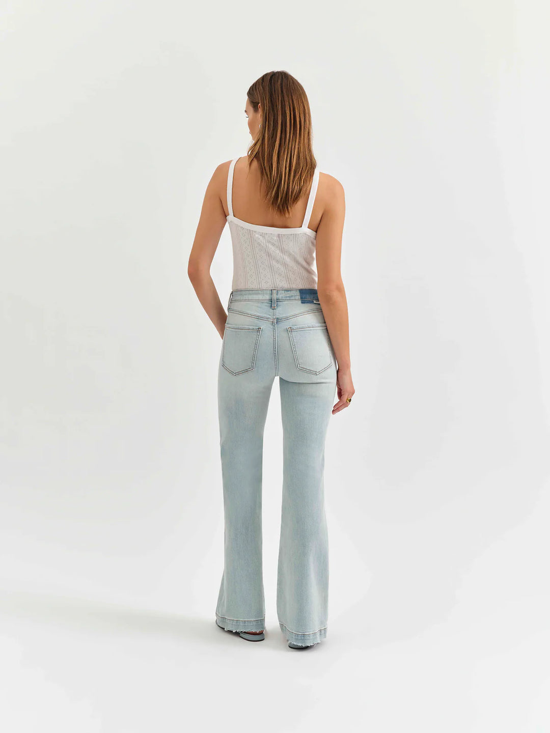 The Heart Breaker Mid Rise Flare in Swoon Vintage