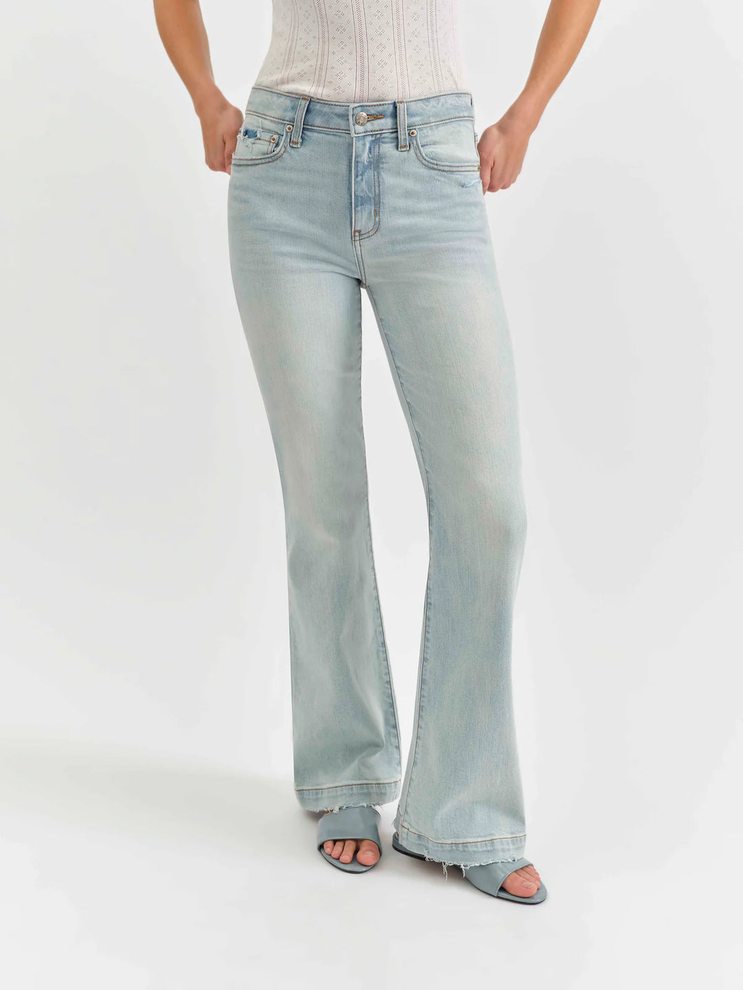 The Heart Breaker Mid Rise Flare in Swoon Vintage