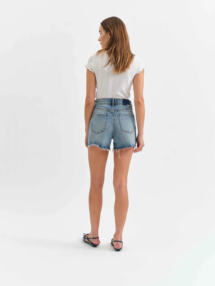 The Knockout High Rise Short in Thrill Vintage