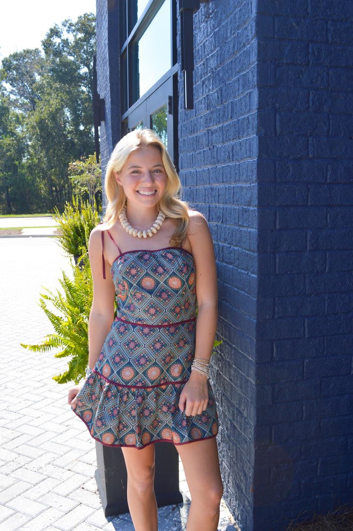Vivi Romper in Golden Rosette