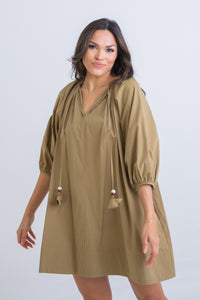 Olive Swing Dress