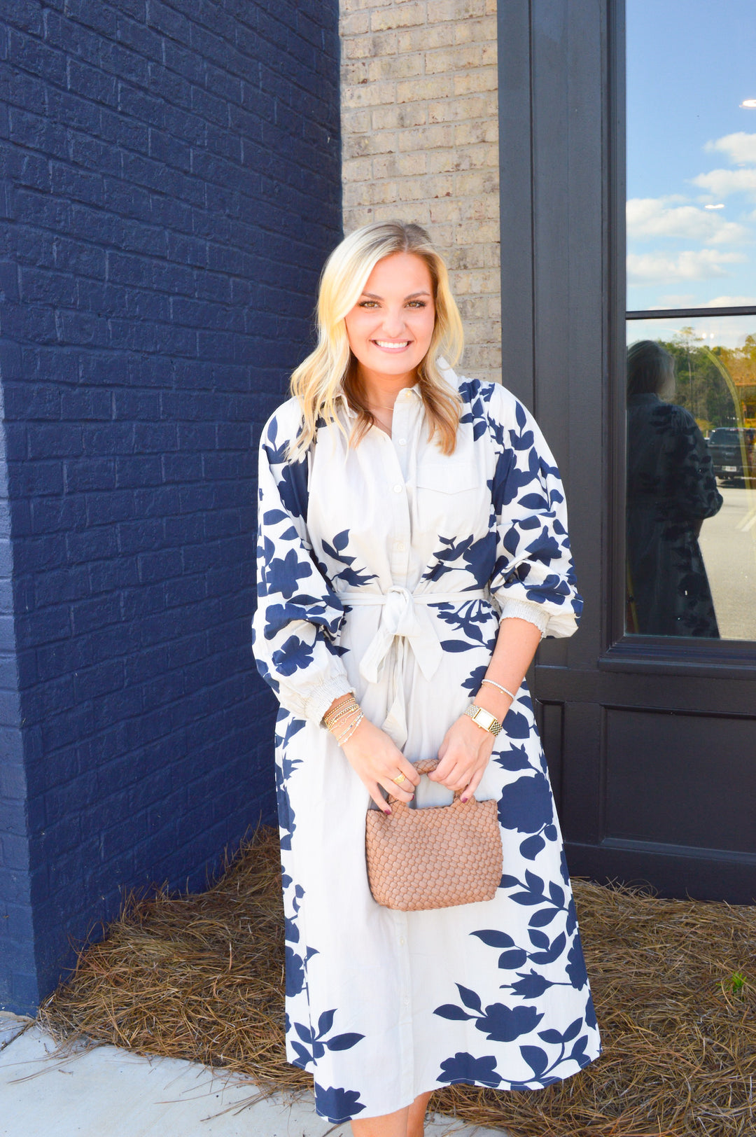 Floral Print Tie Dress