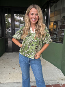 Jungle Print Top