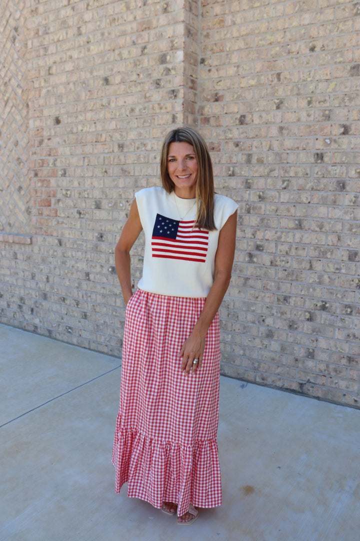 American Flag Dream Top