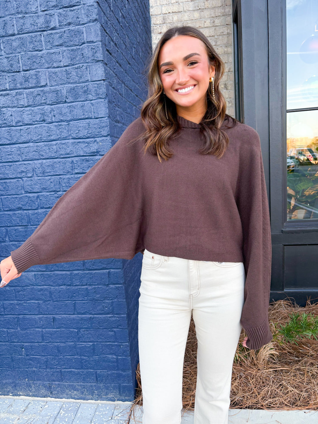 Mocha Hooded Sweater