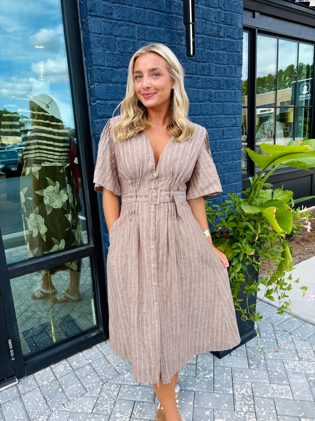 Madrid Linen Dress