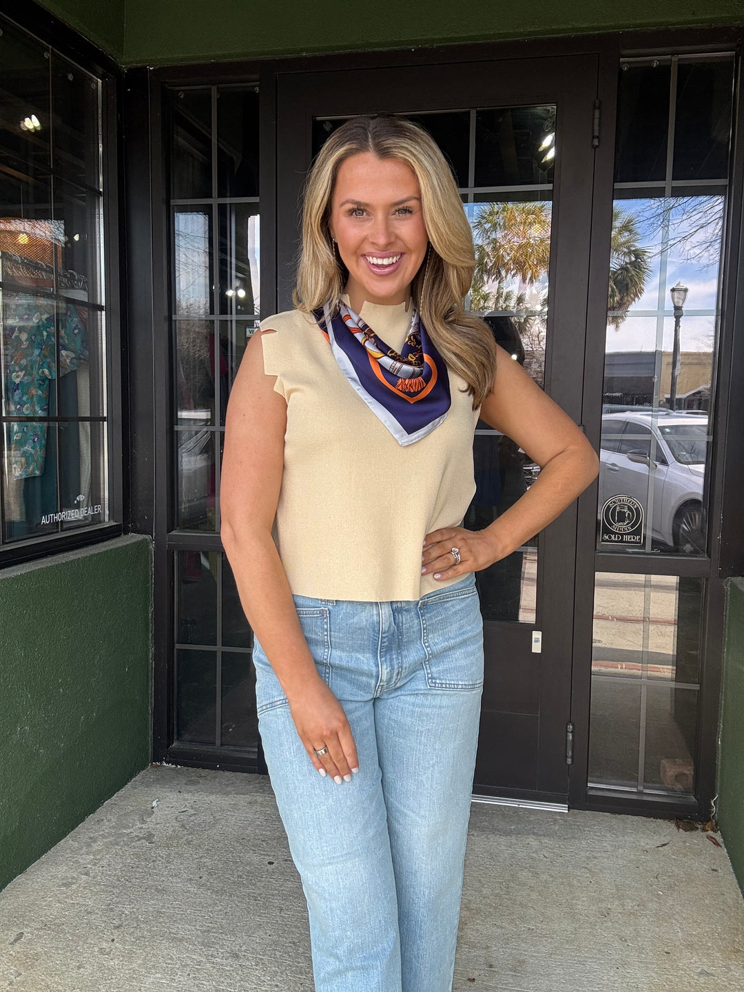 Betty Top In Beige