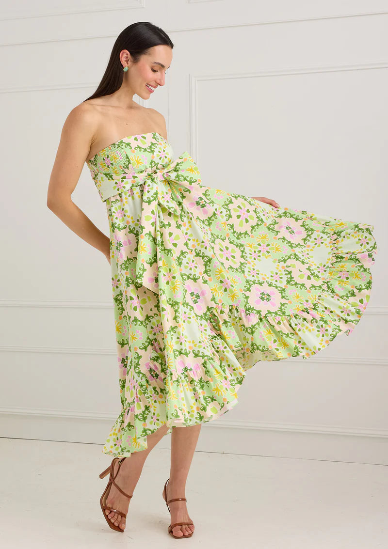 Green Clover Skirt Dress