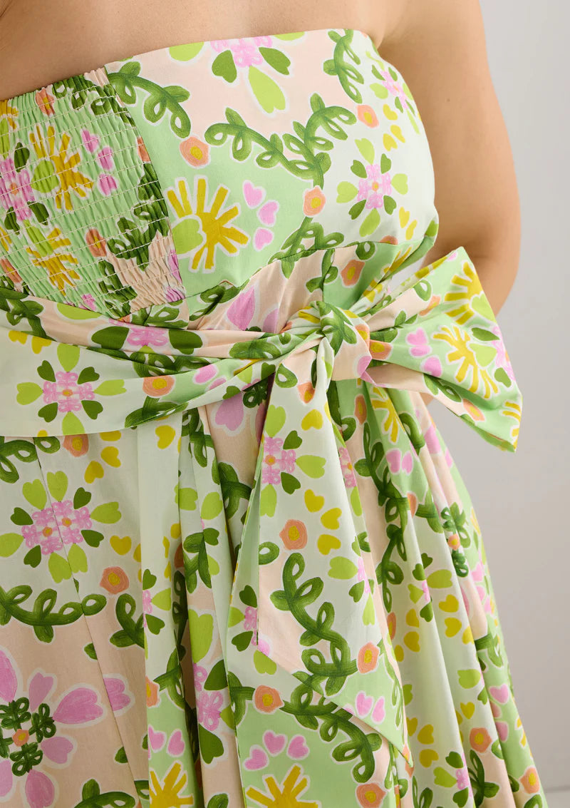 Green Clover Skirt Dress