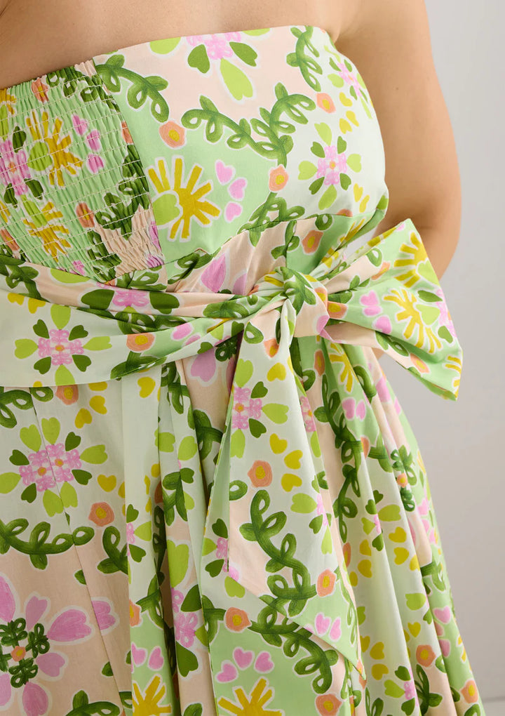 Green Clover Skirt Dress