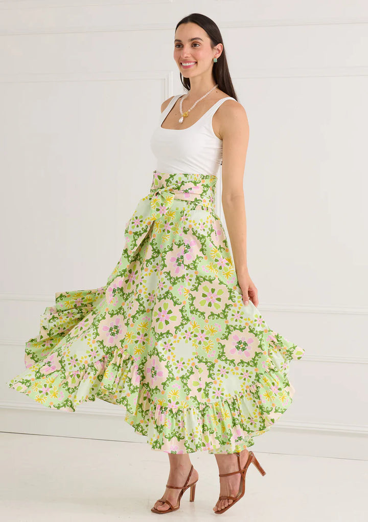 Green Clover Skirt Dress